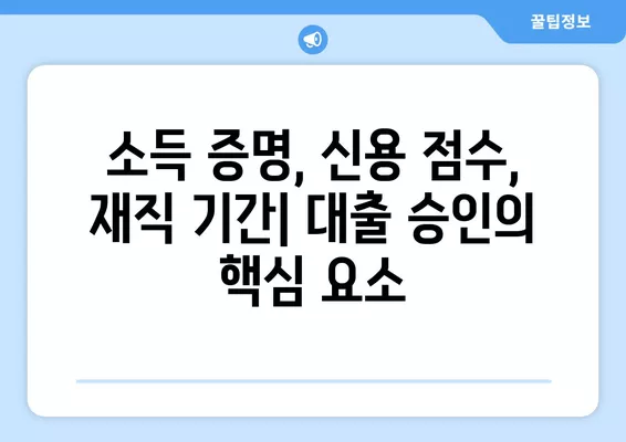 근로자 대출, 왜 어려울까? | 까다로운 자격 조건 완벽 분석