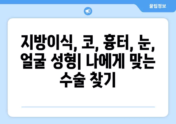 서울 중구 남창동 성형외과 추천| 일요일 진료 가능한 전문의 5곳 | 지방이식, 코, 흉터, 눈, 얼굴 성형 가이드