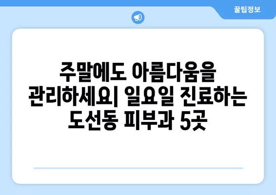 서울 성동구 도선동 피부과 추천| 일요일 진료 가능한 유명한 5곳 | 필러, 리프팅, 여드름, 보톡스, 레이저제모 전문의