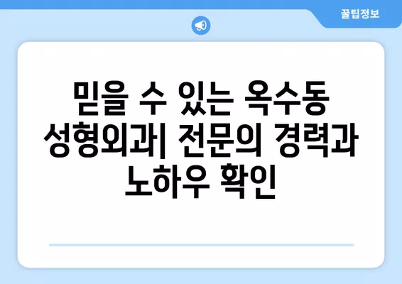 옥수동 성형외과 추천| 흉터, 얼굴, 코, 눈, 지방이식 전문의 5곳 | 일요일 진료 가능 | 서울 성동구