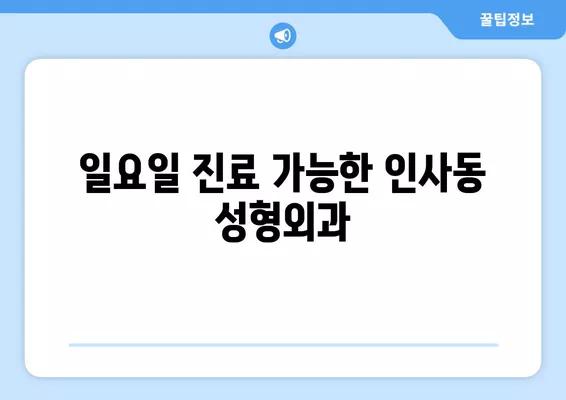 서울 종로구 인사동 성형외과 추천| 코, 눈, 흉터, 지방이식 전문의 5곳 | 일요일 진료 가능 | 얼굴 비교 후기